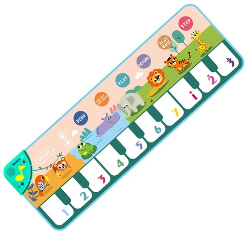 110x36cm Musikalische Klaviermatte für Kinder Kleinkinder Boden Keyboard Matte Lernspielzeug - Bild 25 von 29