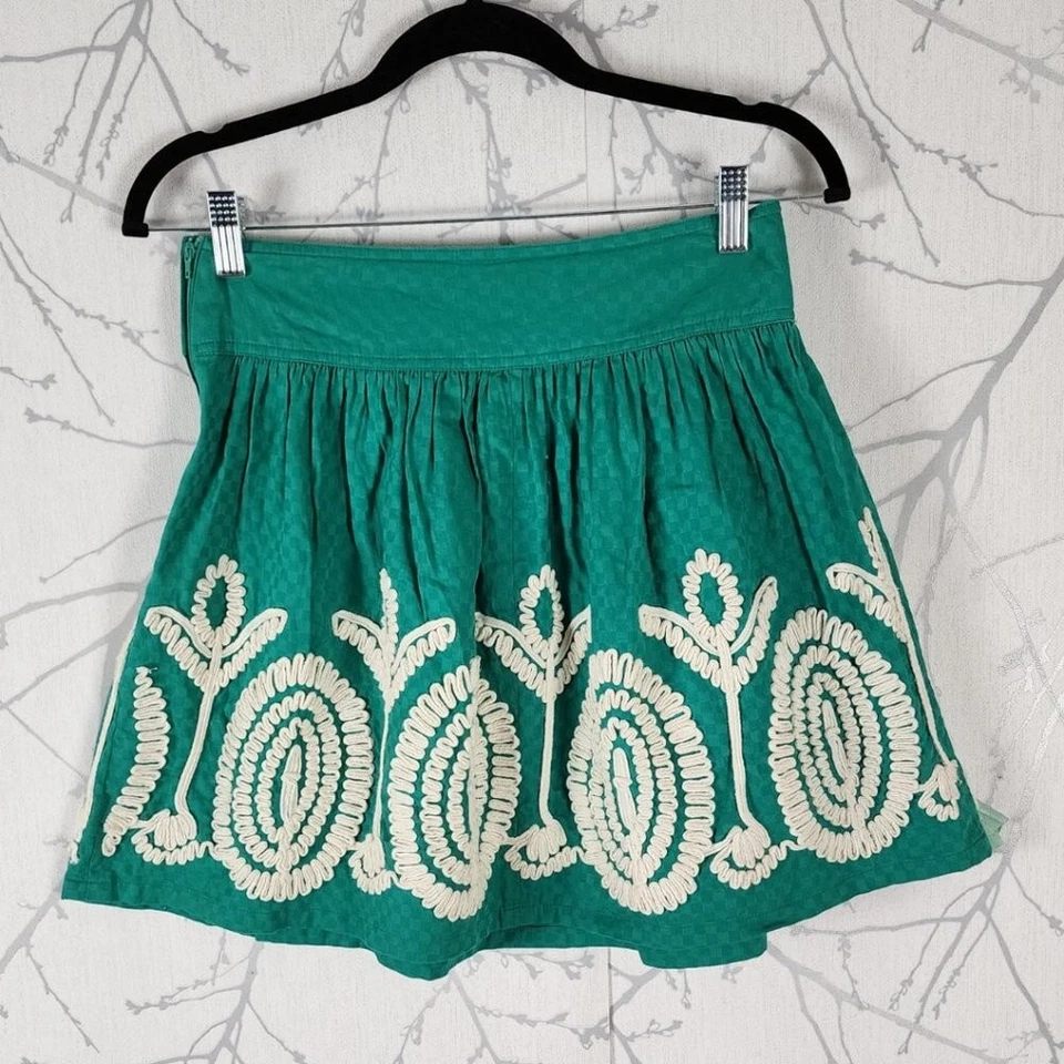 Minifalda bordada floral verde Nick & Mo | Para mujer S Foto 2 de 3