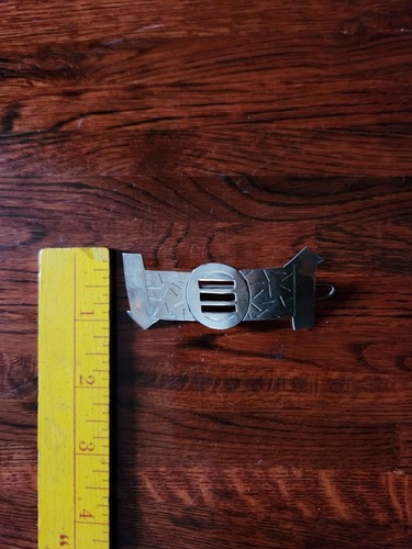 Vintage Mexico Hair Clip Barette Etched Arrow Holder - Picture 2 of 7
