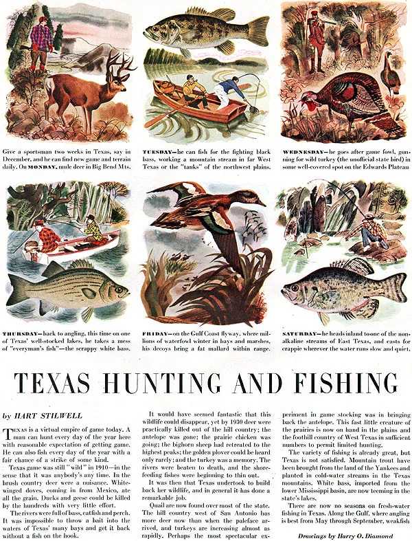 Texas Fish & Game Magazine Freshwater