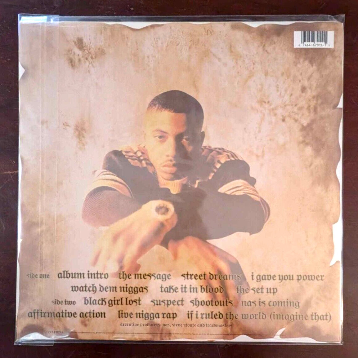 Nas: It Was Written 1990 Sony Records C67015 Vinyl LP Record