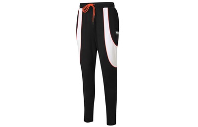 PUMA Fs Track Pant Logo Print Reflective Color Block Knitted Sports Pants
