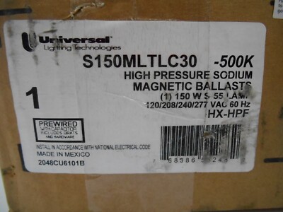 Universal S150MLTLC30 500k High Pressure Sodium Magnetic Ballast