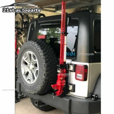 Steel Rear Bolt-on High Hi-Lift Jack Mount Bracket Carrier For Jeep Wrangler JK