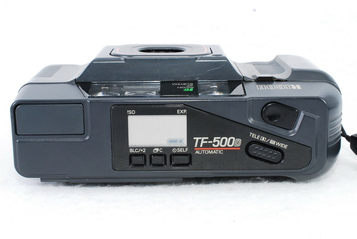昭和レト口/RICOH コンパクトカメラ AF 35mm/70mm フィルムカメラ】RICOH AF-2 ハードオフで買った満身創痍の