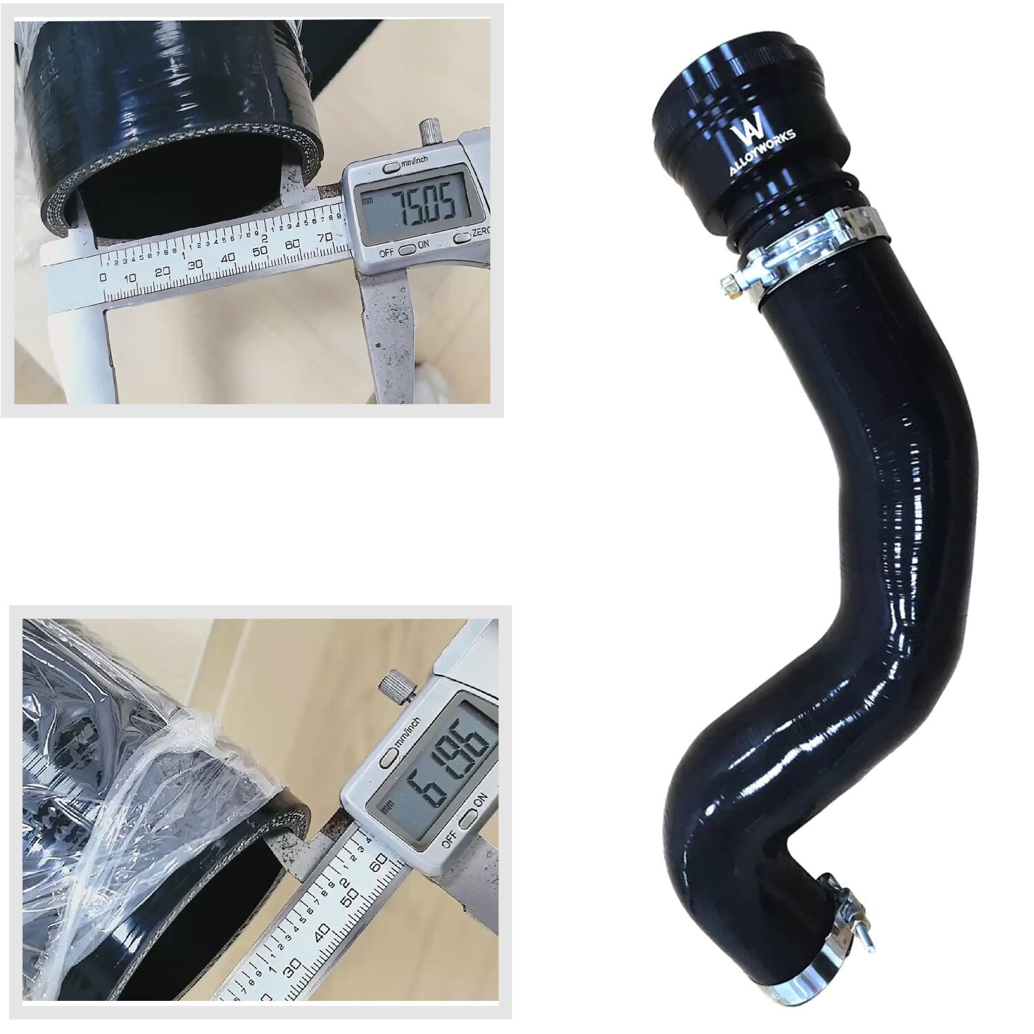 Cold Side Intercooler Hose Fits 17-2021 Ford F-250 F-450 F-350 6.7L Powerstroke