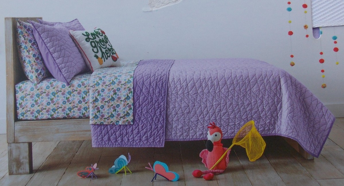 Pillowfort Mermaid Theme Quilt Set Pc Sheets Wall Art Shams