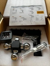 Airbird Adjustable Trailer Hitch 2-Inch Receiver 8" Drop Truck Hitch Tri-Ball