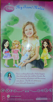 NEW MATTEL DISNEY MY FIRST PRINCESS FRIEND MULAN TODDLER 14