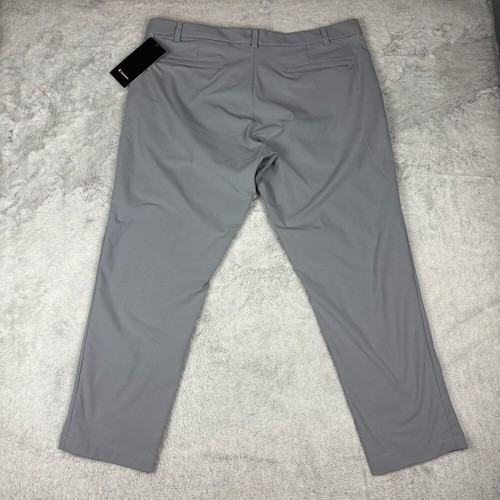 NUEVO Pantalón Lululemon Hombres Comisión Clásico Chino Elástico Gris Trabajo 40 x 30 XXL - Imagen 12 de 13