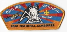 2001 National Scout Jamboree JSP Quivira Council Orange Bdr.  [MK2632]