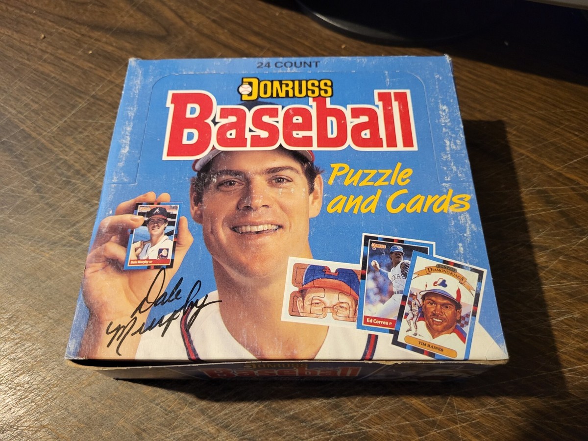 Donruss Baseball Puzzle and Cards 24 Packs of 36 Cards - Stan