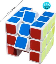Classic Speed Cube 2.2" Magic Cube Puzzle 3x3 Educational Game Brain Teaser