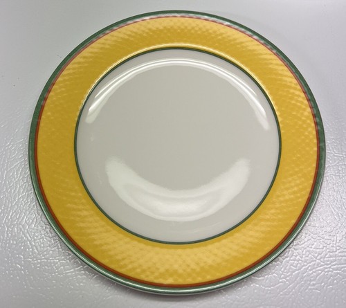 VILLEROY BOCH Tipo Viva Dinner Salad Plates Red Blue Green Yellow 4 Of Each NWTS - Picture 7 of 14