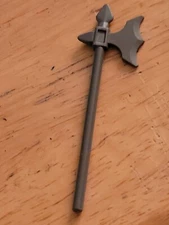 Lego Ninjago Ninja Elaborate GRAY HALBERD Battle Axe Castle Kingdoms Weapon Grey