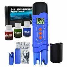 3-in-1 ORP Redox PH Temperature Combo Meter Tester w/ EXTRA Electrode Quality