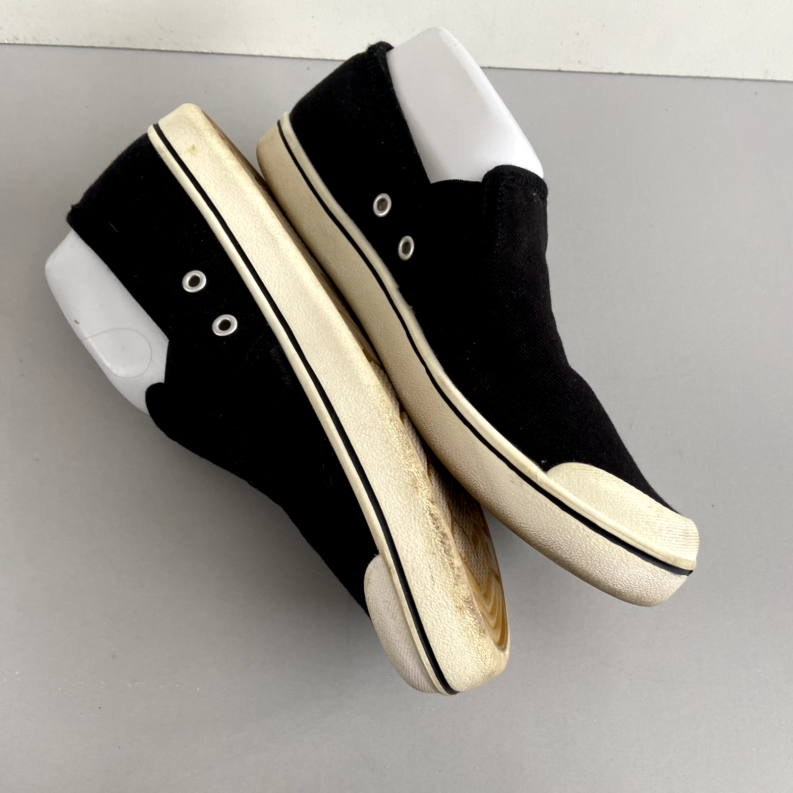 Scarpe uomo Keen taglia 8 5 EU 41 Eldon mocassini facili da slip on sneakers tela nere