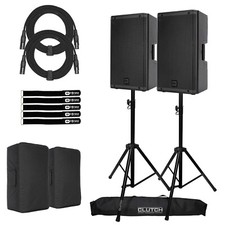 RCF ART 932-A 12" Digital Active Powered DJ PA Loudspeakers Pair w Covers S...