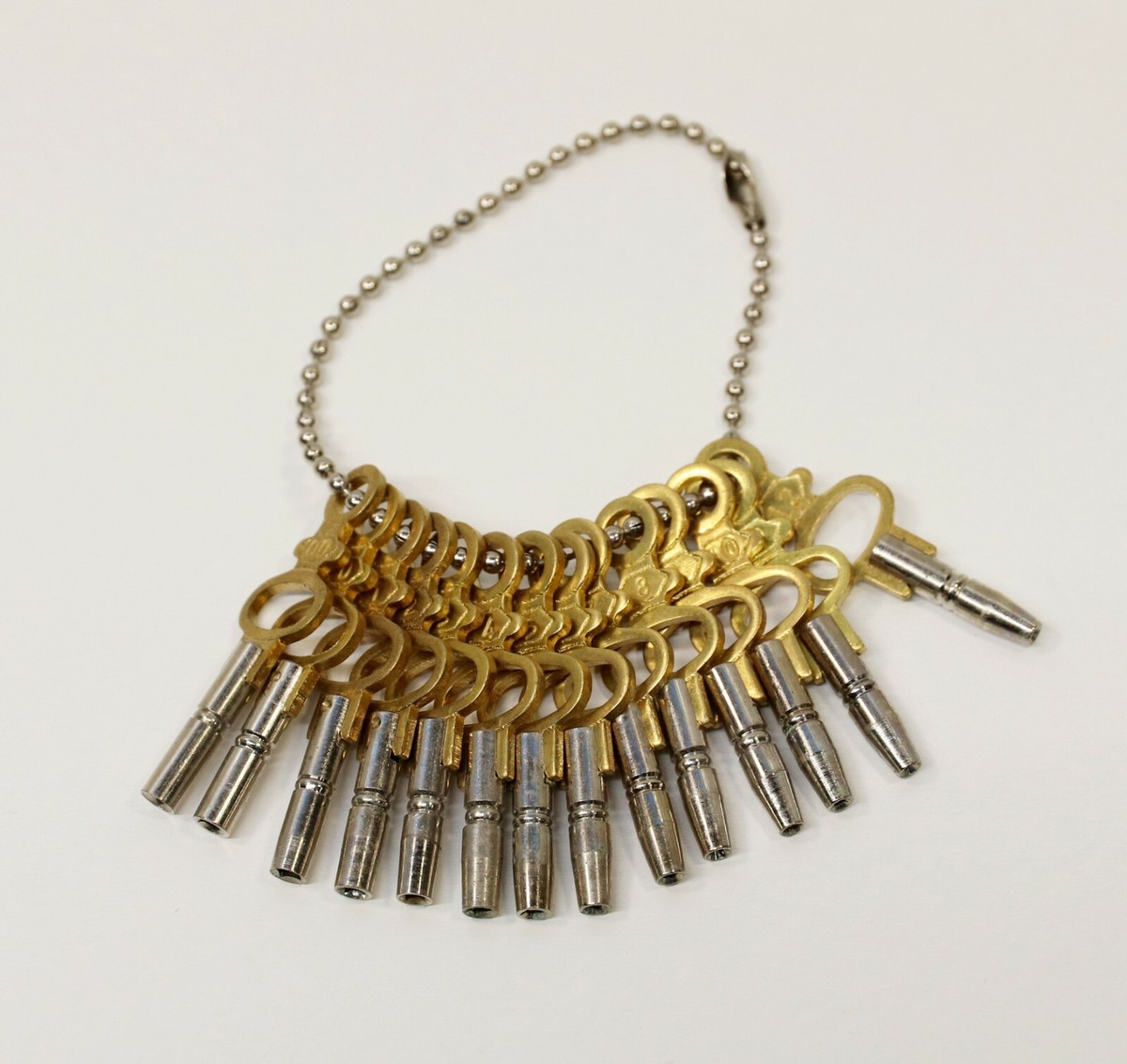 Pocket Watch Winding Key Set of 14 Keys For Antique Vintage Sizes 00 to 12