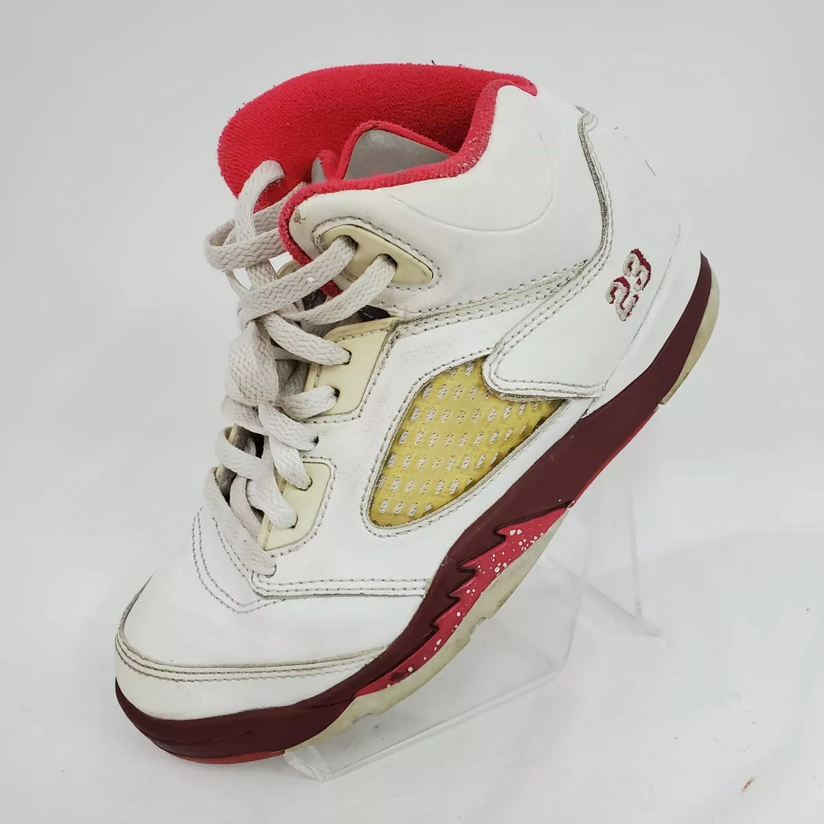 Nike jordan top retro 5 white