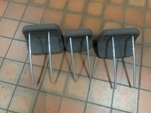 Freelander 2 Rear Grey Cloth Headrests Driver Centre Passenger Set 2006 - 2014 - Picture 5 of 5