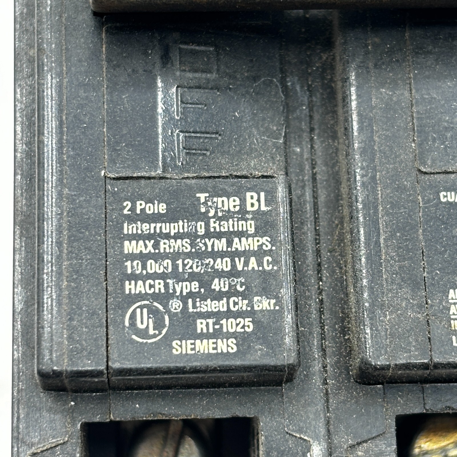 LOT OF 2 SIEMENS I-T-E CIRCUIT BREAKER 20A 2 POLE TYPE BL 120/240VAC ITE ✅