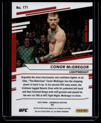 Conor McGregor 2022 Panini Chronicles #171 Prestige Conor McGregor 2022 Panini Chronicles #171 Prestige