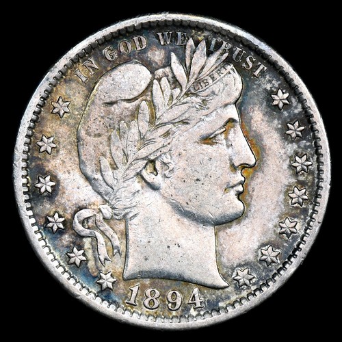 1894-S BARBER QUARTER ✪ XF EXTRA FINE DETAILS ✪ 25C SILVER COIN EF ◢TRUSTED◣