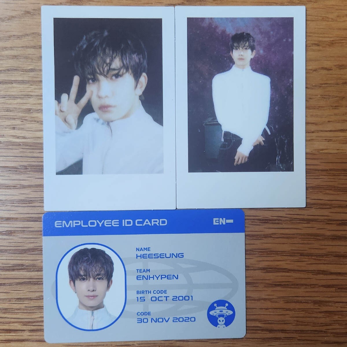 idカード　ヒスン enhypen ヒスン idカード fate FATE ID CARD SET エンハイプン