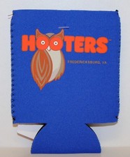Blue Hooters Beer Koozie Can Cooler Coozie Fredericksburg , VA - New with Tag!