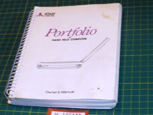 Komputer palmtopowy Atari Portfolio INSTRUKCJA OBSŁUGI PODRĘCZNIK