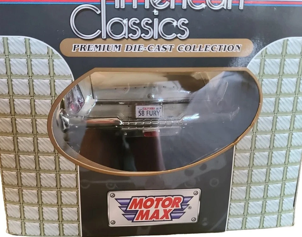 Motor Max American Classics 高级压铸系列 1958 年普利茅斯愤怒 — 第 4/4 张图片