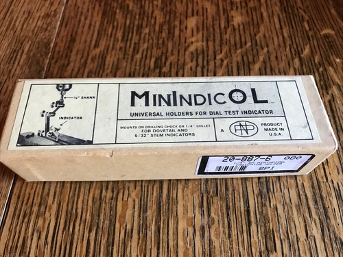 Indicol 1/4" Diam Test Indicator Mini Holder For Dovetail Mini Indicol Indic0l