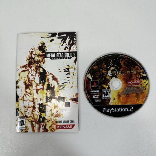 Metal Gear Solid 3: Snake Eater für PlayStation 2 PS2 Disc & Anleitung - ohne Box