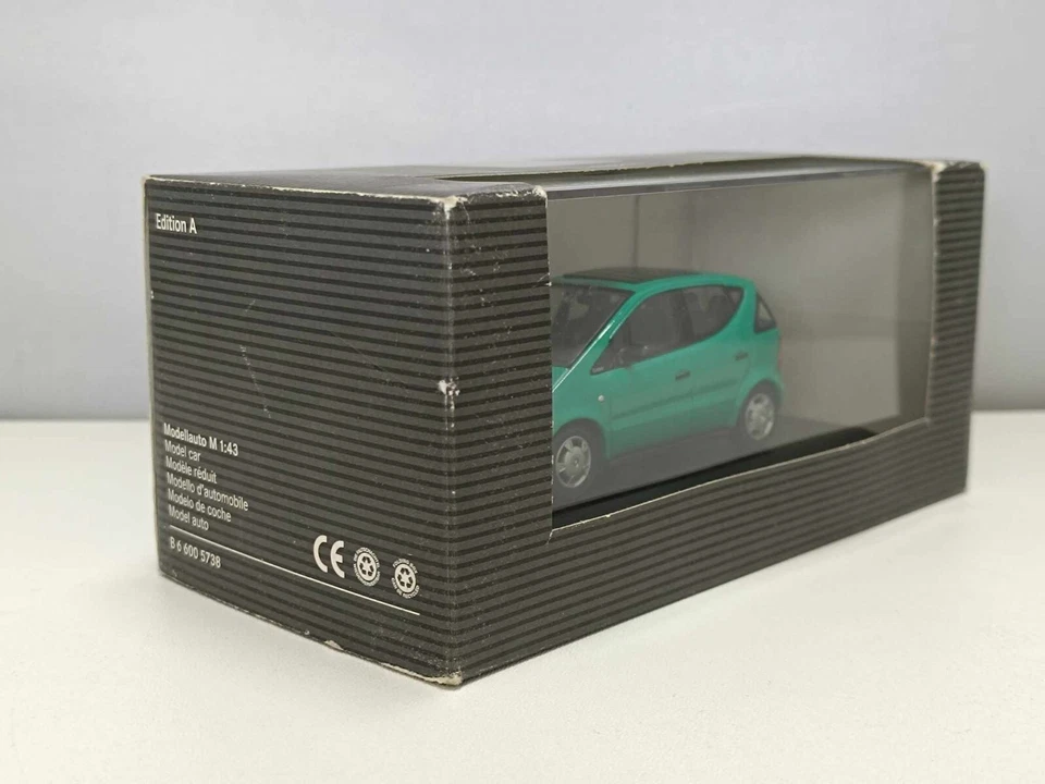 Mercedes-Benz Classe A A-Class Minichamps 1:43 Verde Usato + Box GM Shop - Immagine 3 di 4