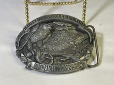 Vintage 1994 Harley Davidson Commemorative Belt Buckle Series Golden Eagle HC903