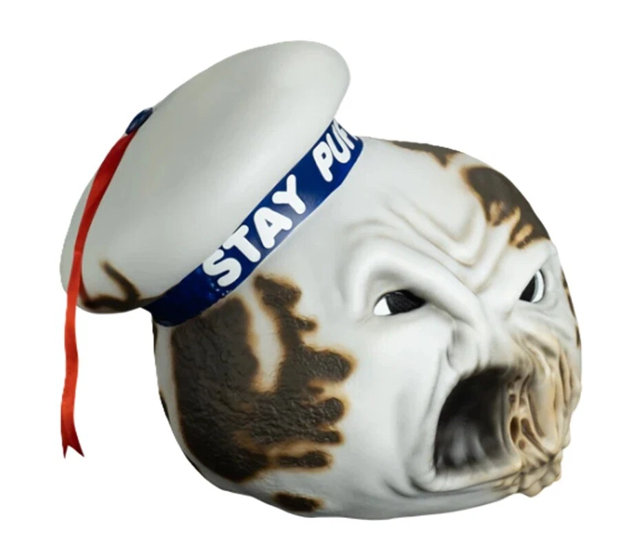 Toasted Stay Puft Marshmallow Man Mask - Trick or Treat - Costume Accessory - Image 2 of 3