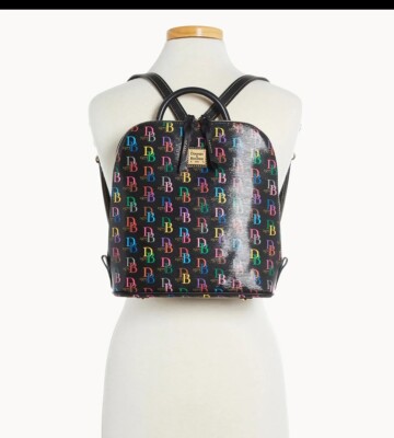 ✨️ NWT Dooney & Bourke DB75 Multi Zip Pod Backpack 