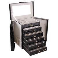 Large Jewellery Box Ring Costume Watch Gift Storage Case Armoire Large Jewellery Box Ring Costume Watch Gift Storage Case Armoire