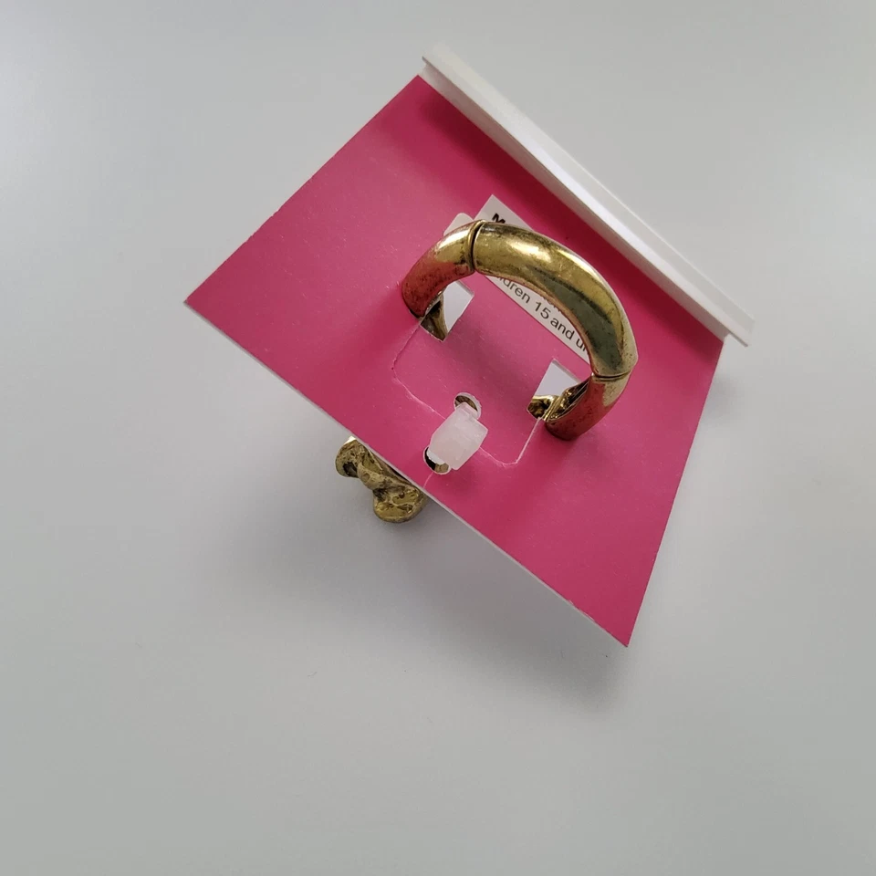 Anel elástico ajustável Betsey Johnson Frenchie Bulldog - Imagem 3 de 4