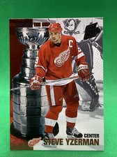 2002-03 Pacific Quest for the Cup Raising the Cup #8 Steve Yzerman