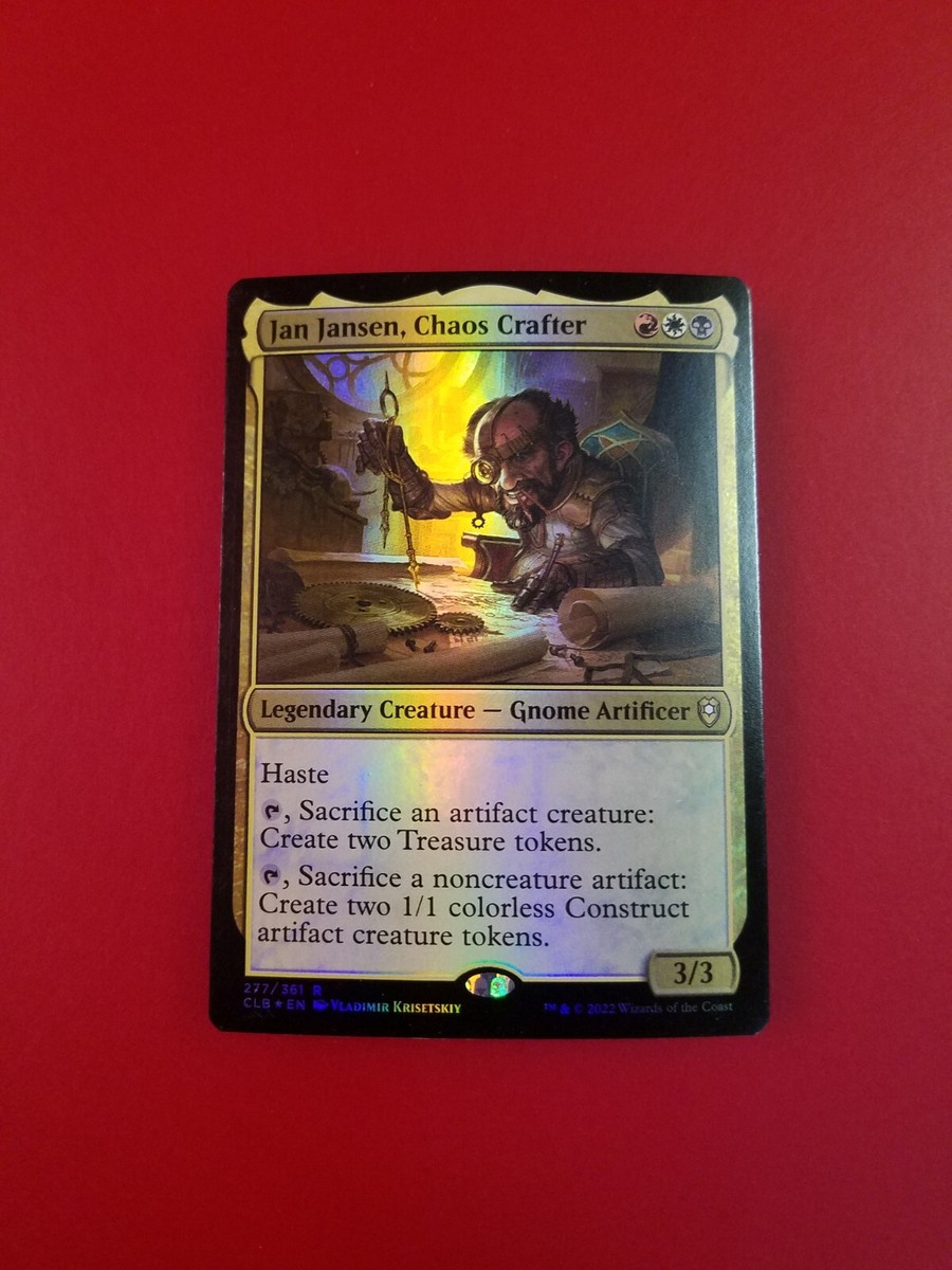 1x Jan Jansen, Chaos Crafter | FOIL | Battle for Baldur's Gate