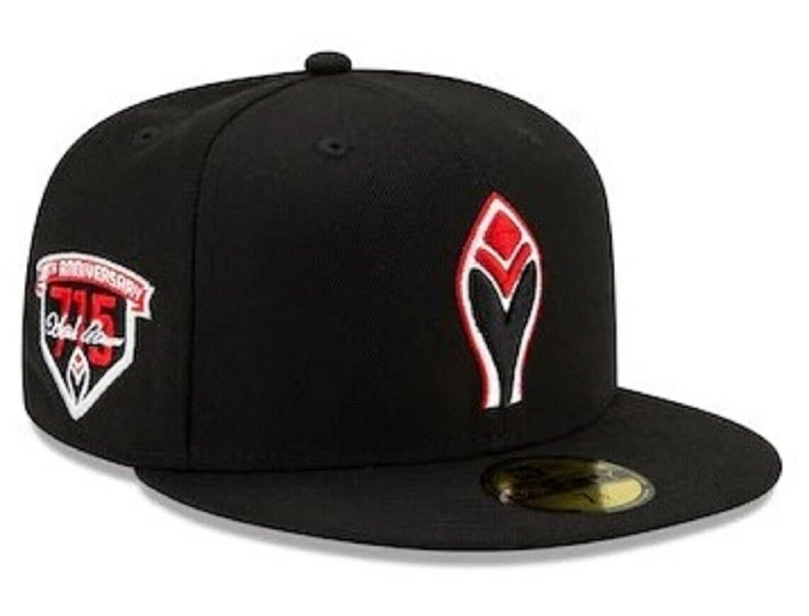 HANK AARON ATLANTA BRAVES 715TH 40th ANNIVERSARY NEW ERA FITTED