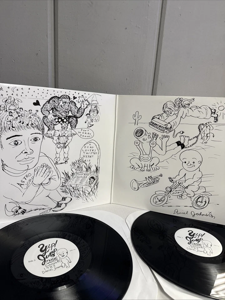 Daniel Johnston Vinyl Yip Jump Music LP Summer 1983 2007 EYE113 Emo Plays Well - Image 3 of 4