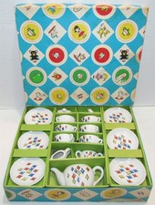 1960's Child's Toy Tea Set in box, 15 pieces, Japan