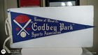 Rare Vintage 1970's Wood County WV Sports Assoc (WCSA) Godbey Park Felt Pennant — photo 3
