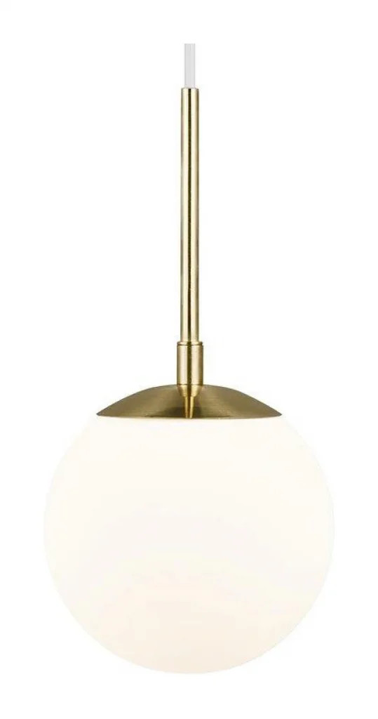 Nordlux Unisex Gold Grant Pendant Light Brass Glass Dining Room E14 Mains 15Cm In - Image 3