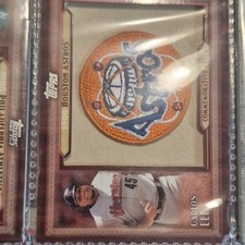 Topps Carlos Lee Houston Astros 1986 Commemorative Patch #CPP-CL MLB Baseball
