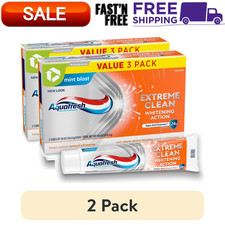 (6 Pack) Aquafresh Extreme Clean Whitening Action Fluoride Toothpaste, 5.6 Oz 0.48 per gallon