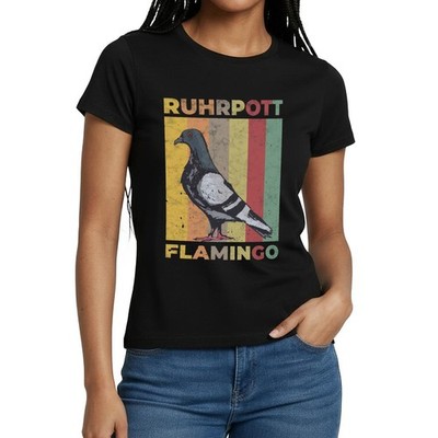 Ruhrpott Flamingo Taube Ruhrgebiet Frauen T-Shirt